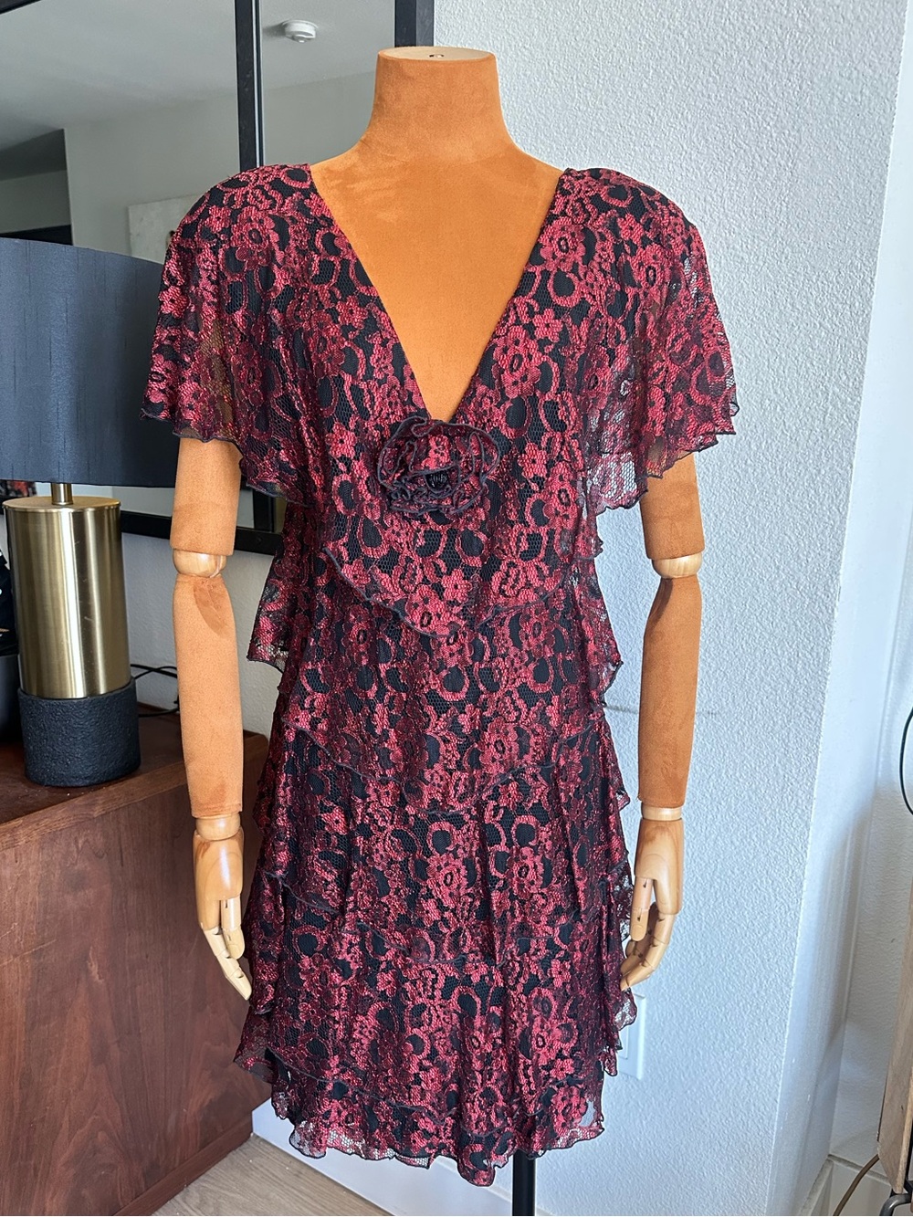 HOLLYS HARP Tiered Lace Dress